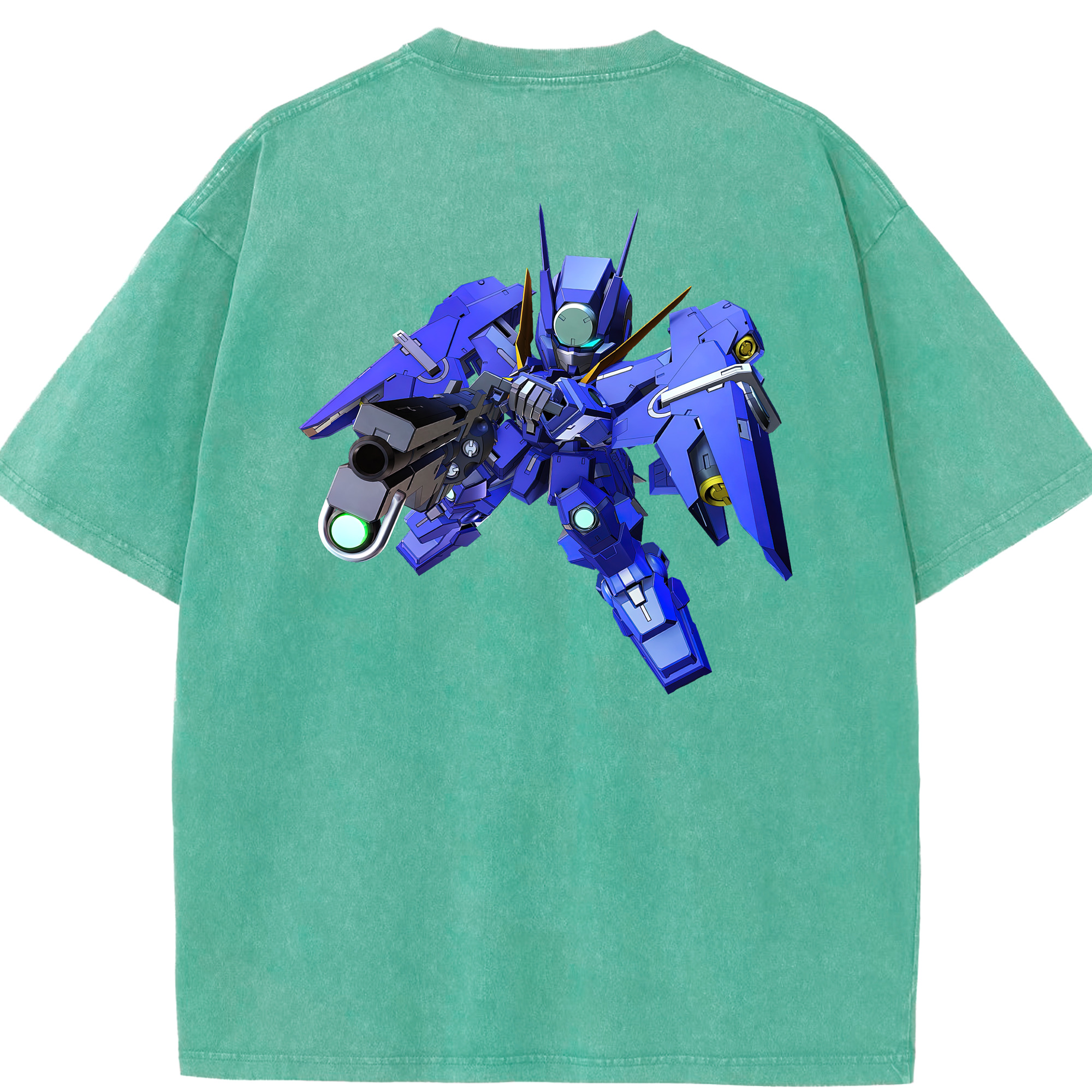 （画像用） 機動戦士ガンダム Mobile Suit Gundam 綿100% ヴィンテージ風 半袖Tシャツ（背面プリント）